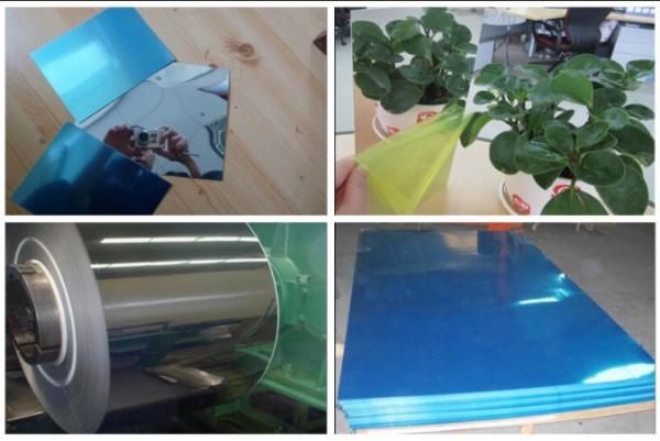 Laminate Mirror Finish Aluminium Sheet Highly Reflective Washable For Lighting