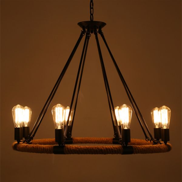 Свет анти- веревочки стиля корозии DIY американской винтажной привесной для спальни