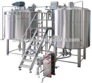 3000 litros de máquina industrial da cerveja da grande planta de aço inoxidável