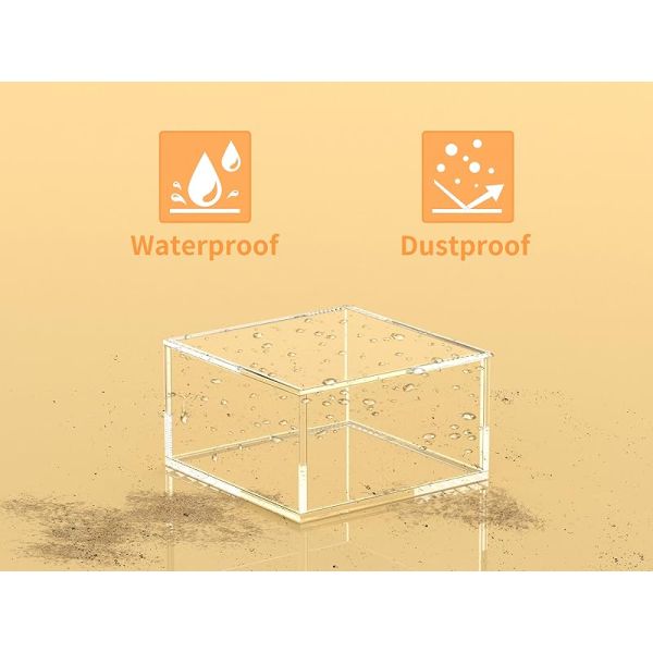 Acrylic Box With Lid, Clear Cube Display Case, Multi-Purpose Box Square Container For Holding Staples, Highlighters, Adhesive Tape, Paper Clips, Stamps, Display In Office Or Home