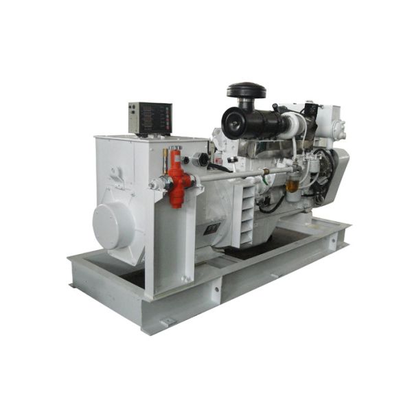 Class F Temperature Rise Marine Diesel Generator with Electric Auto Start and Stamford Alternator for Marine Power Output
