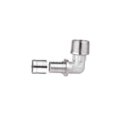 Water Pipe Brass Female Elbow 16mm 20mm 25mm Axial Press Fitting