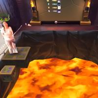 Jeux sociaux VR Arena Floor Is Lava Jeu de projecteur interactif MR AR Equipement