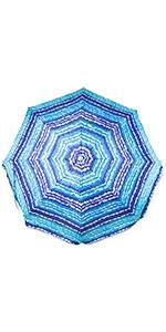 Portable Beach Umbrella With Sand Anchor, Tilt Pole, Carry Bag, Air Vent, Heavy Duty Wind Portable