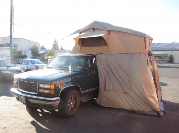 Outdoor Car Roof Shade Awning , Roof Rack Shade Awnings For 4x4 Vehicles