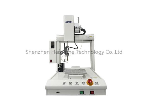 High Precision 4 Axis Solder Robot with Automatic Cleaning and Iron Head Alignment
