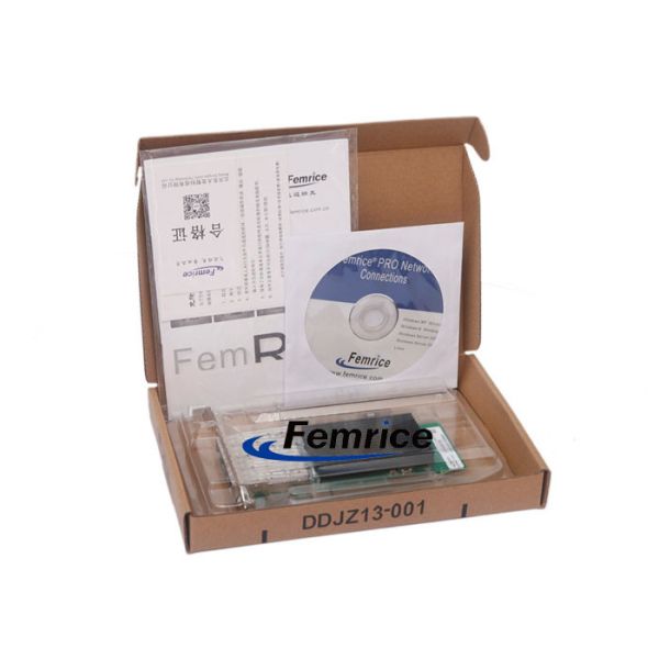 Femrice 10Gbps Quad Port Gigabit Ethernet PCIe x8 Server Adapter Intel X710 Gigabit Controller Network Interface Card