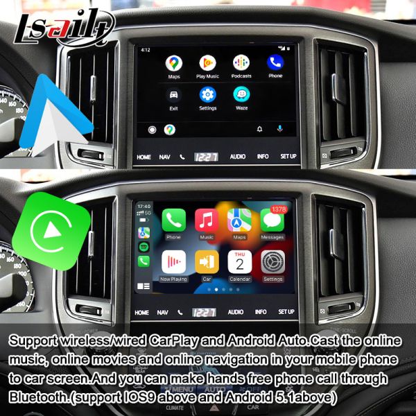 Lsailt CarPlay Android мультимедийный видеоинтерфейс для Toyota Crown, без ущерба для установки, с YouTube, NetFlix
