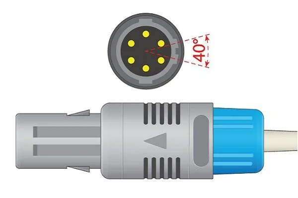 Кабель 0010-20-42594 6Pin двойные 40 Datascope Mindray SpO2