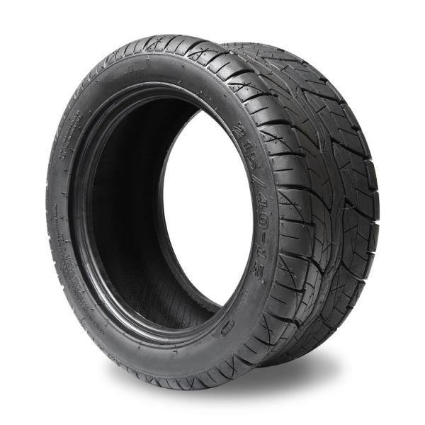 Golf Cart 215/40-12 Street Tubeless Tires Compatible with 12 Inch Wheels (No Lift Required)