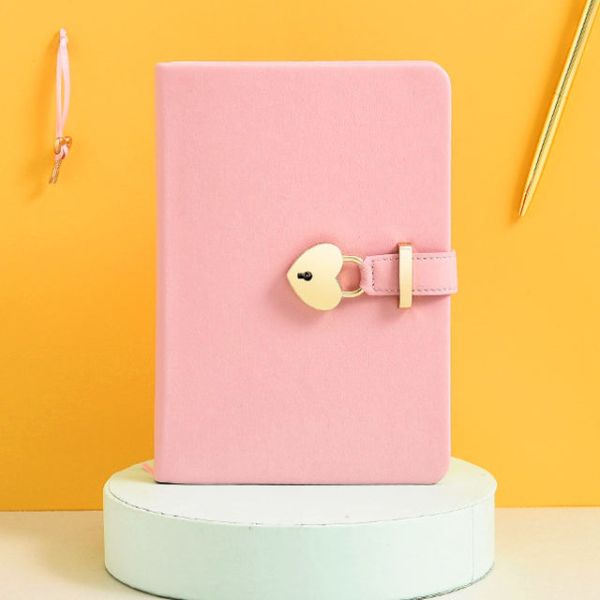 Customizable Cute Girl A4 Hardcover Blank Dotted Diary Notebook with Pen Leather Daily Planner Notebook Printing 80 Sheets OEM