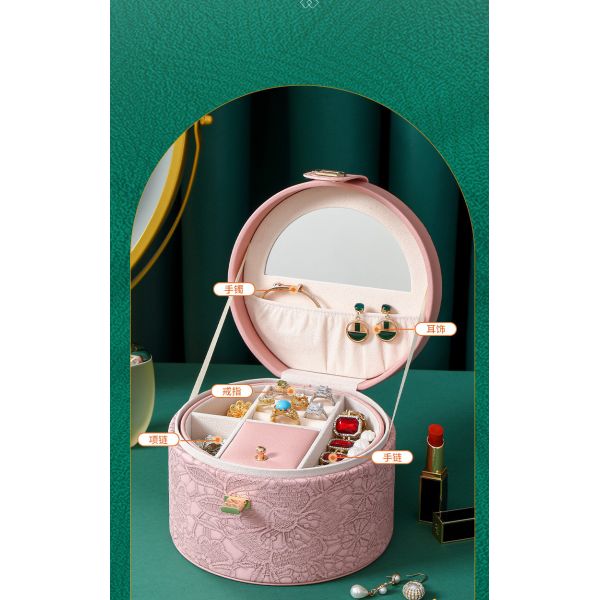 Китайский стиль ручной декоративный ящик высококачественный ювелирный ящик большой вместимости водонепроницаемый портативный ювелирный ящик