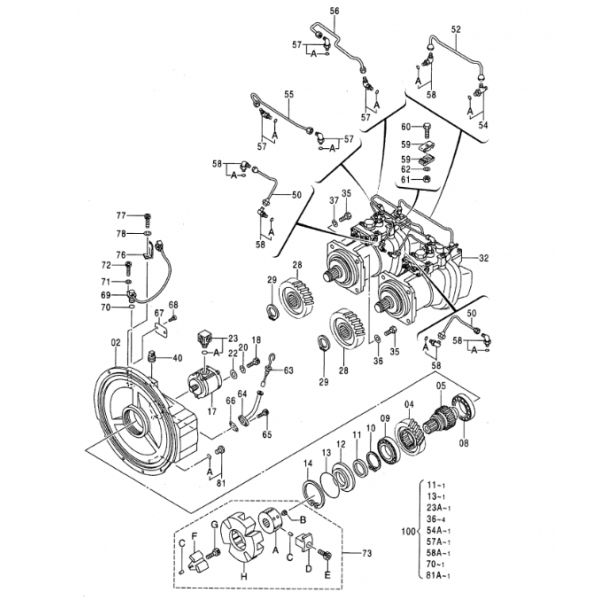 ZX330-3 Belparts Excavator Hitachi Zx330 3 Hydraulic Main Pump 9195241 9195238
