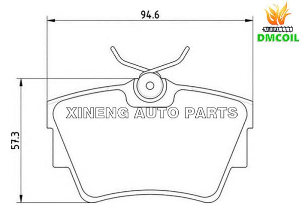 Werable Auto Brake Parts Attractive Performance For Nissan Opel Renault Vauxhall