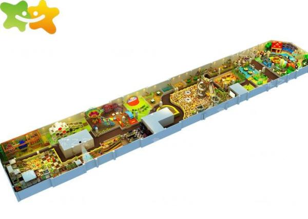 Antirust  Children'S Indoor Jungle Gym , Soft Play Centre Equipment Food Grade Plastic