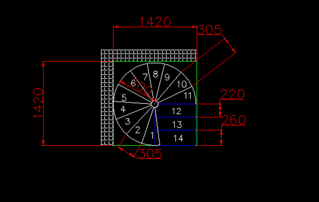 Spiral Staircase VH06S  Spiral Stainless Steel Stair Tread Beech Curved Glass Handrail 304 Stainless Steel