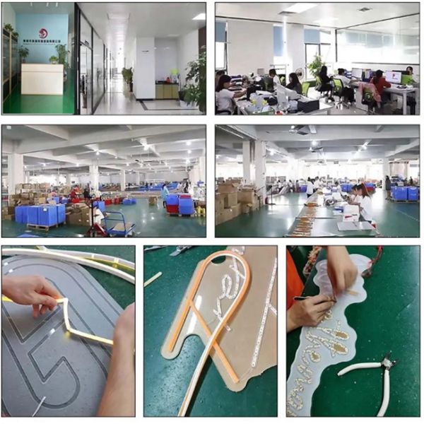 Large Neon Led Wall Light Sign Dimming Switch 12V Engagement Party Decoration Warm White