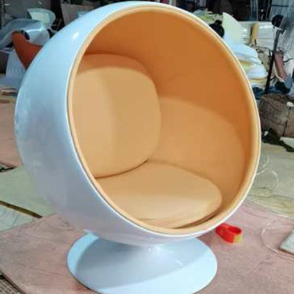 Fiberglass Modern Leisure Ball pod Egg shape Chair living room lounge chair