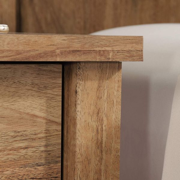Solid Wood Nightstand with Storage Drawer Custom Size Sofa Side End Table Bedside Table