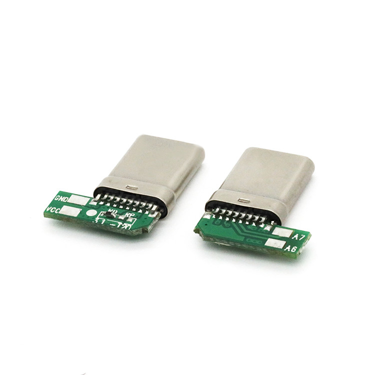 16P тип гнездо USB c мужское с PCB прямоугольным
