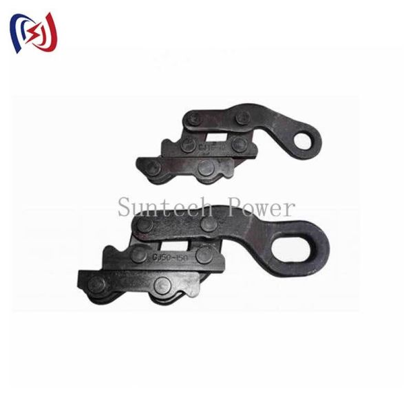 Parallel Earth Wire Gripper Come Along Clamp with 13-26mm Max Open and 10-30KN Rated Load for Simultaneous Twin-Wire Grip