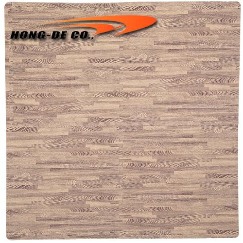 1/2 Soft Wood Grain Kids Foam Mats