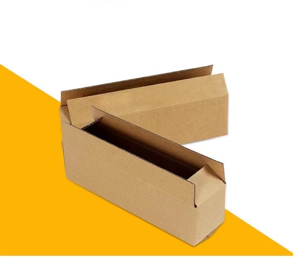 Cuboid коробка доставки 9cmx9cmx27cm мебели коробок Kraft бумажная рифленая