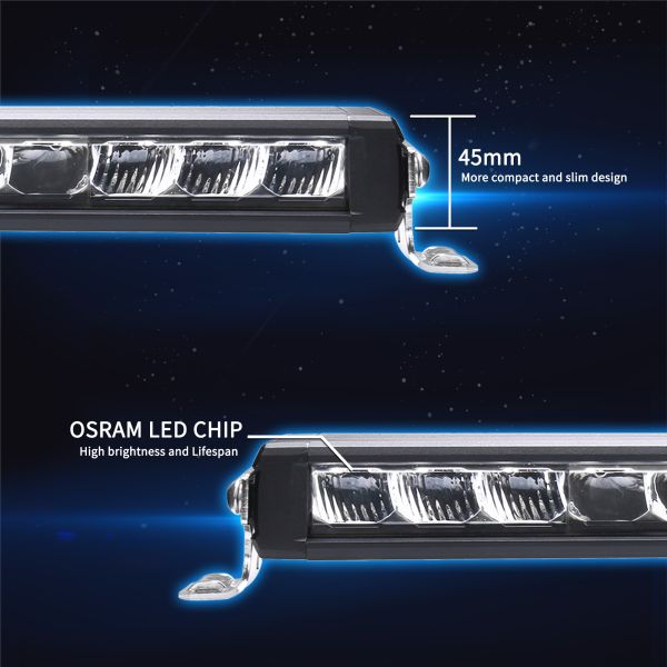 Адвокатура света 810lm СИД строки пятна 5.5inch тонкая одиночная IP67 для аэродромного автопогрузчика