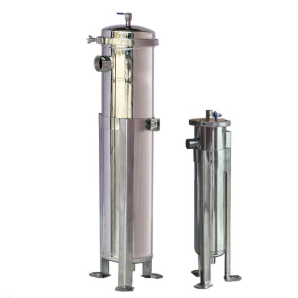 100psi 20 Inch Stainless Steel Bag Filter Housing Customized Sturdy