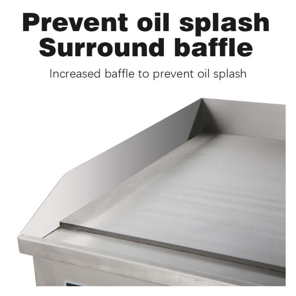 Нержавеющая сталь электрическая гриль коммерческая кастрюля гриль для температурного диапазона 50-300C