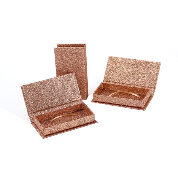 Заказ на заказ Приемлен блестящий ложный ресницы упаковка ресницы коробка в цвете CMYK Pantone