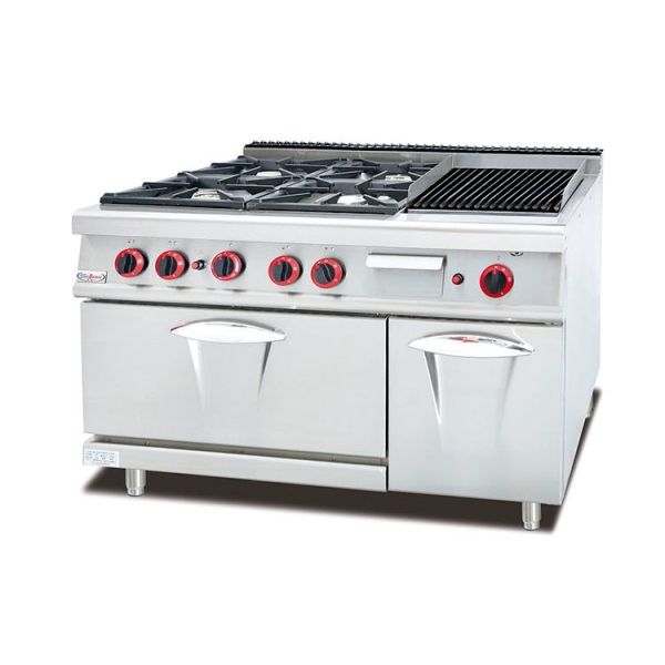 Комбинированное оборудование для приготовления пищи Газовое оборудование 6 Горелка с печью