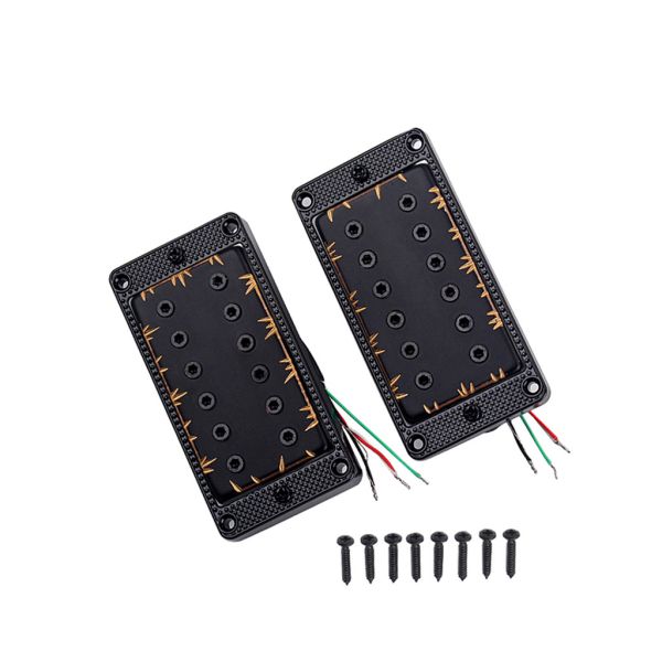 Alnico 5 Electric Guitar Humbucker With Cupronickel Cover 5-Conductor PVC Magnet Wire