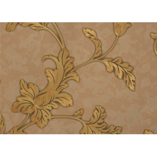 Papel pintado durable resistente del PVC del papel pintado europeo del estilo de humedad para el sitio/la sala de estar de la cama