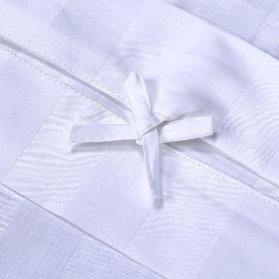 Hotel Hospital 3cm Stripe 100% Cotton Bed Sheet Bedding Set Comfortable