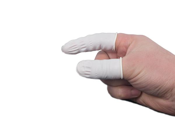 Disposable Personal White Finger Cover Or Finger Cot For Tattoo Accessories , Semi Permanent Makeup