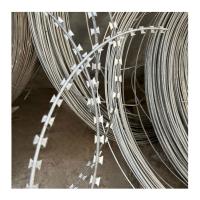 Hot Dipped Galvanized Security Fencing Razor Barbed Wire Steel Wire Barbed Wire Coils