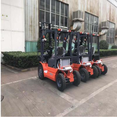 Pneumatic Tires Diesel Forklift Truck 3000mm Lift Height Automatic Transmission