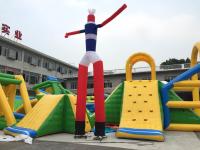 Mano que agita la impresión inflable de Digitaces del tubo de Sky Dancing Man del bailarín del aire