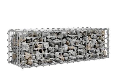 2x1x1 o fio Mesh Stone encheu cestas da parede de Gabion