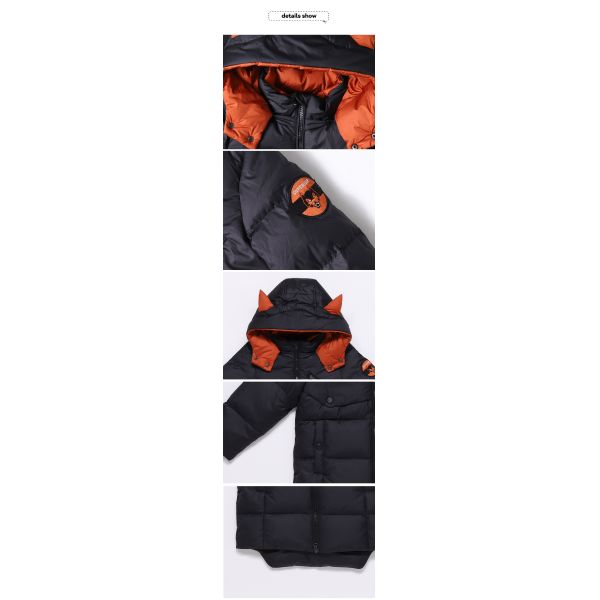 Kids Wholesale Winter Down Jacket Clothes Boys Casual Coat Folding Hooded Boys Jackets