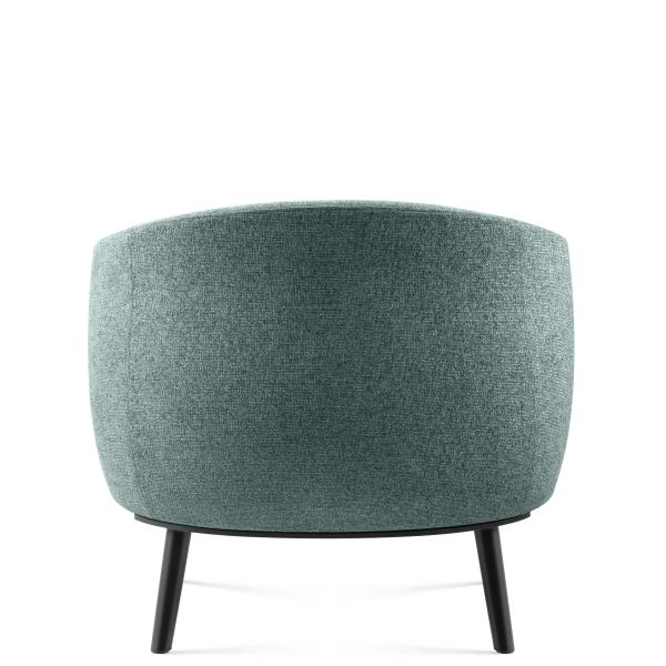 Sturdy Legs Soft Upholstery Armchair Office Sofa Single Seater Contemporary Style