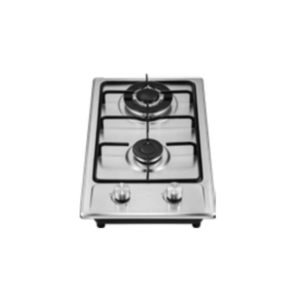 2 Burner Gas Cooktop Supplier Heavy Duty Stainless Steel with Safety Features Designed for Professional Food Service Applications