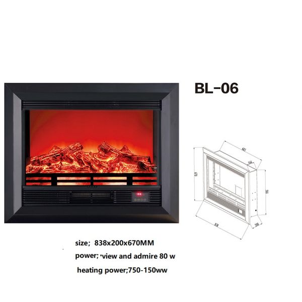 Многофункциональный 750-1500W внутренний декоративный стенный вставка электрический камин для семьи