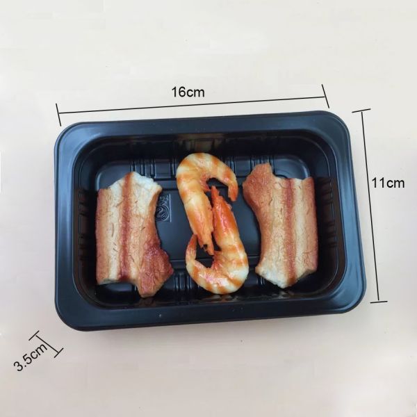 Non Toxic 16*11*3.5cm CPET Trays Food Packaging