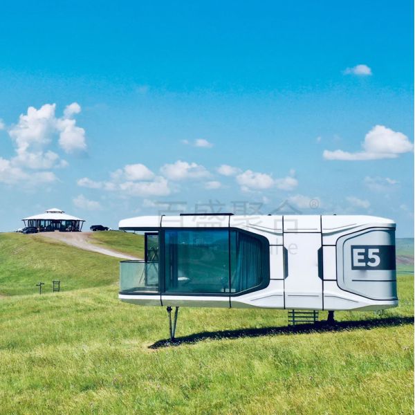 Стандартный план Солнечный космический капсульный дом Роскошные современные дома в стиле лагерей