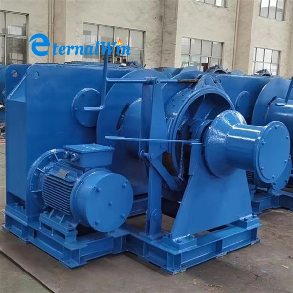 1 Ton To 100 Ton Rated Load Electric Marine Winch High Speed 20m/Min