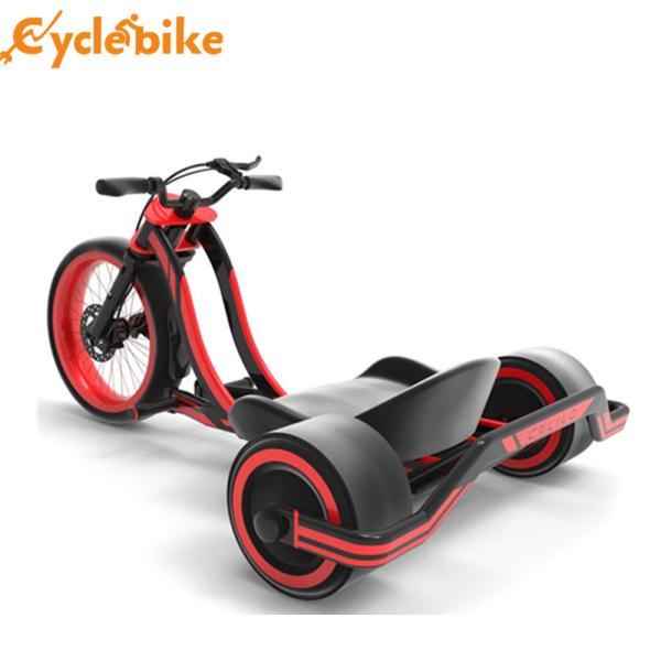 35km/h 1000w Rear Double Motor Electric Drift Trike with 48v 15.4ah LG Lithium Battery