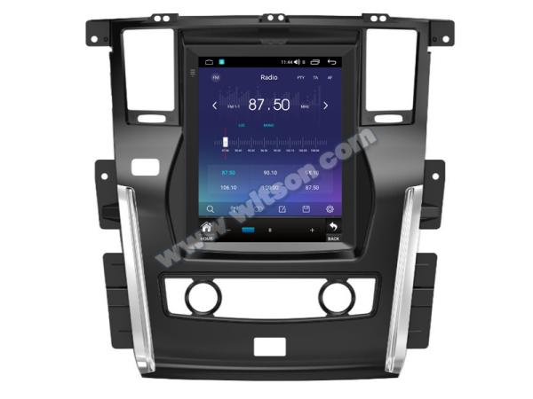 9.7'' Tesla Vertical Screen For Nissan Patrol Royale Armada Y62 2010-2020 Android Car Multimedia Player