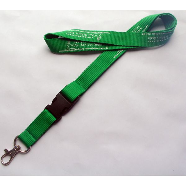 1.5Cm Width Custom Logo Lanyard For Whistle , Light Weighted Badge Holders Lanyards